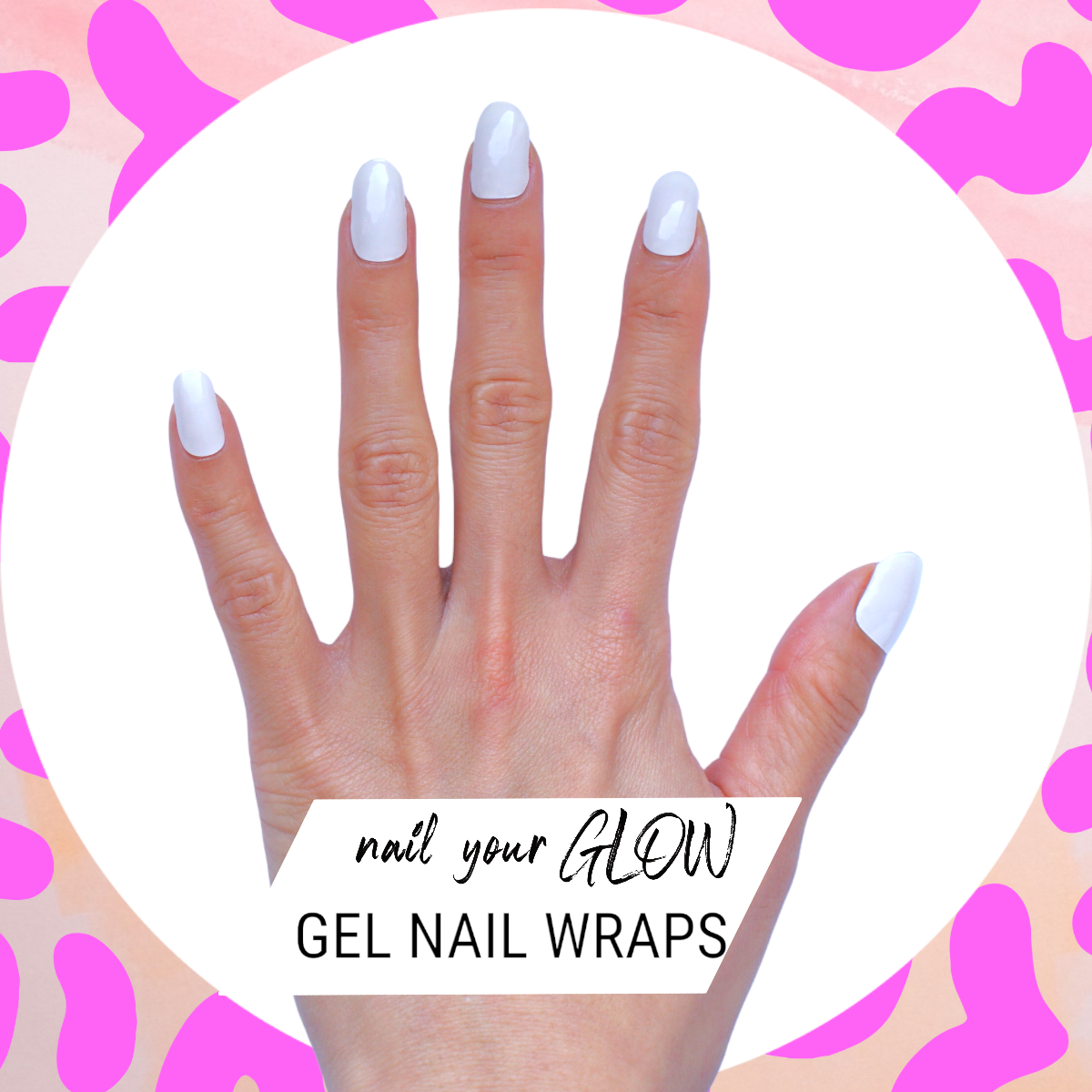 PALE PINK POWER - 20 Gel Nail Wraps by Nail Your GLOW
