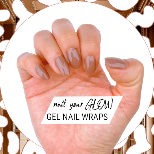 QUIET LUXE TAUPE - 20 Gel Nail Wraps by Nail Your GLOW