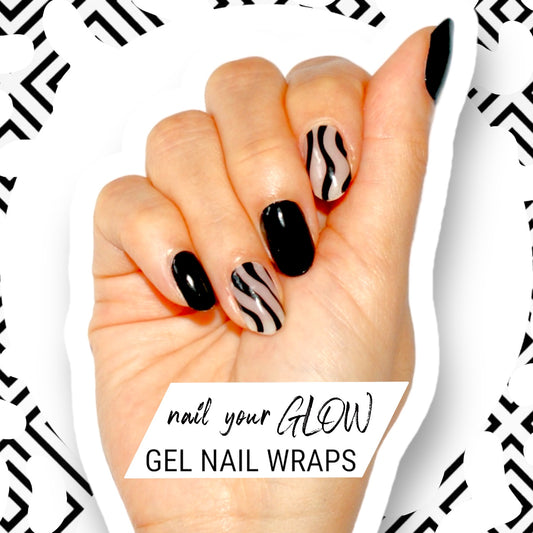 nail art designs black. nail design with black. nail with swirls. nail design black and white. gel nail stickers